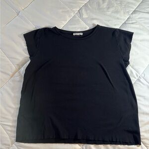 Zara Black Short Sleeve Tee